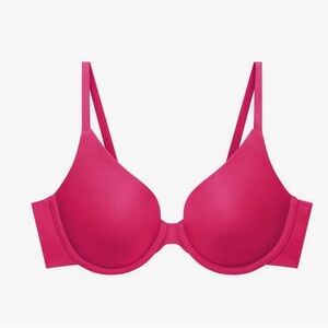NWT 🔥 HOT PINK ThirdLove Zero Edge Push-up Bra, Discontinued Color, Underwire